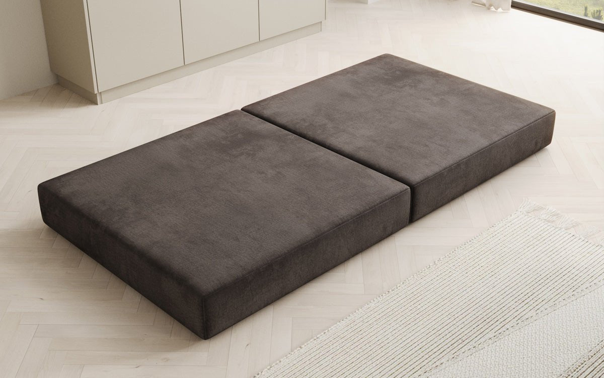Beistellhocker Lazy in Samt