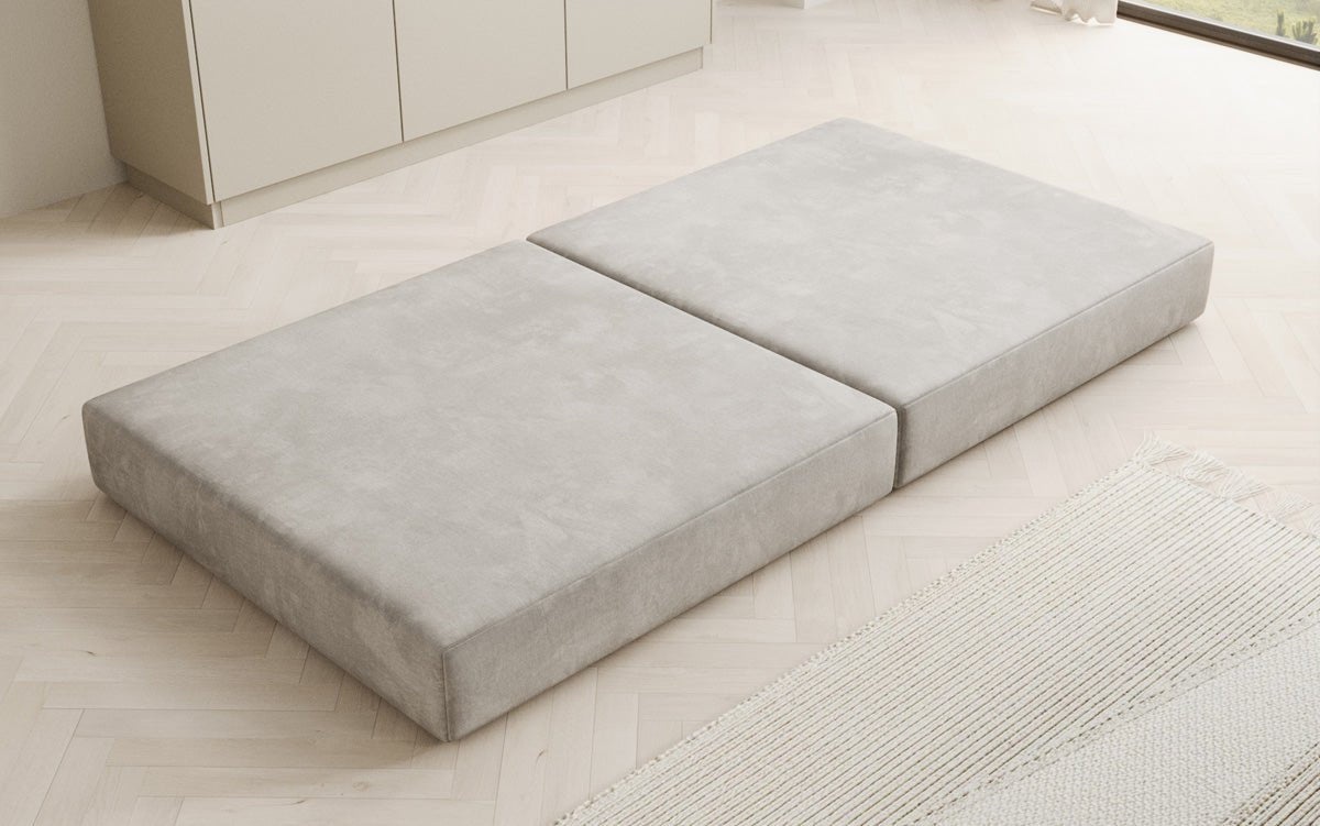 Beistellhocker Lazy in Samt