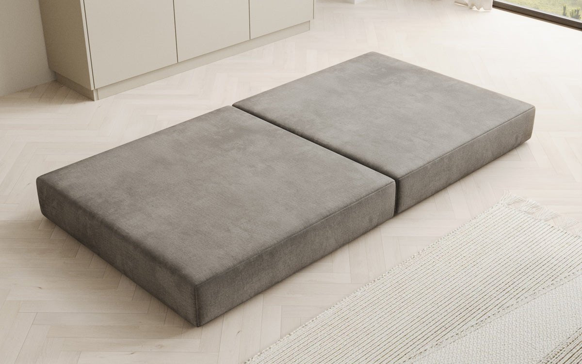 Beistellhocker Lazy in Samt
