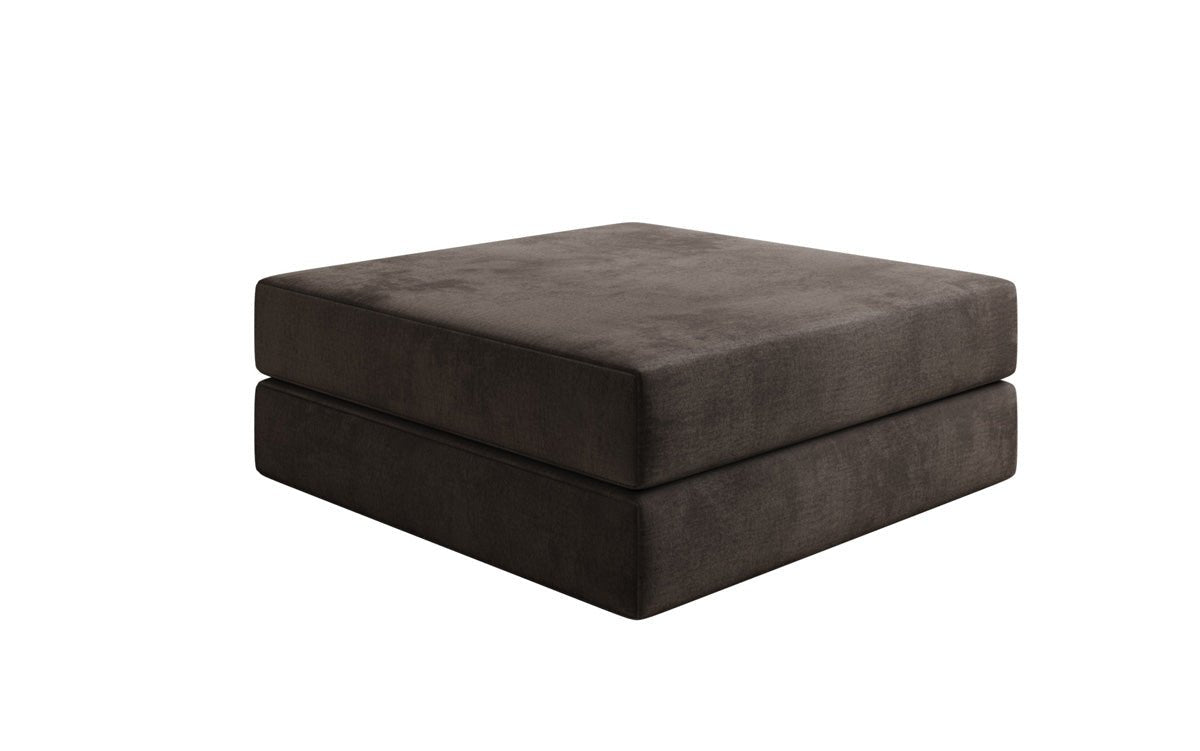 Beistellhocker Lazy in Samt