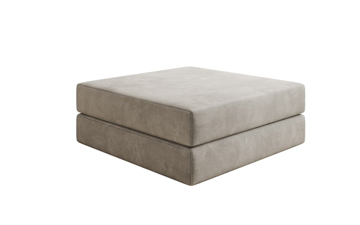 Beistellhocker Lazy in Samt