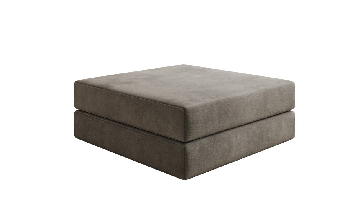 Beistellhocker Lazy in Samt