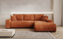 Designer Ecksofa Hanna mit Schlaffunktion und Stauraum