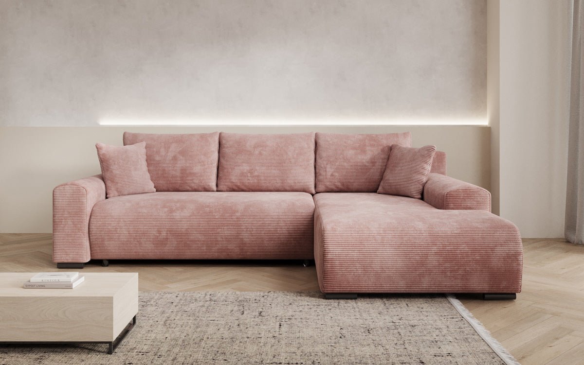 Designer Sofa Hanna mit Schlaffunktion und Stauraum