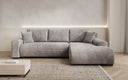 Designer Ecksofa Hanna mit Schlaffunktion und Stauraum