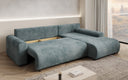 Designer Ecksofa Hanna mit Schlaffunktion und Stauraum
