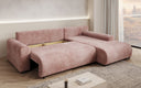 Designer Ecksofa Hanna mit Schlaffunktion und Stauraum