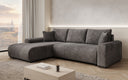 Designer Ecksofa Hanna mit Schlaffunktion und Stauraum