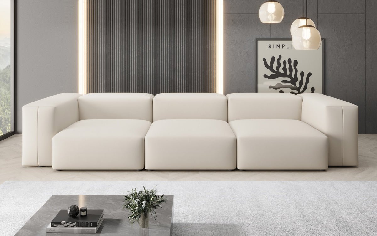 Designer 3 Sitzer Sofa Snug in Stoff