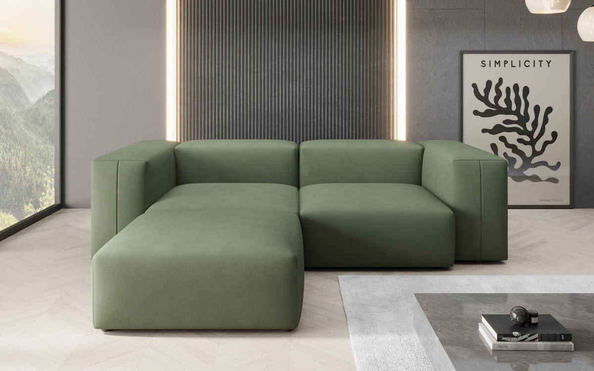 Designer L Sofa Snug Mini in Stoff