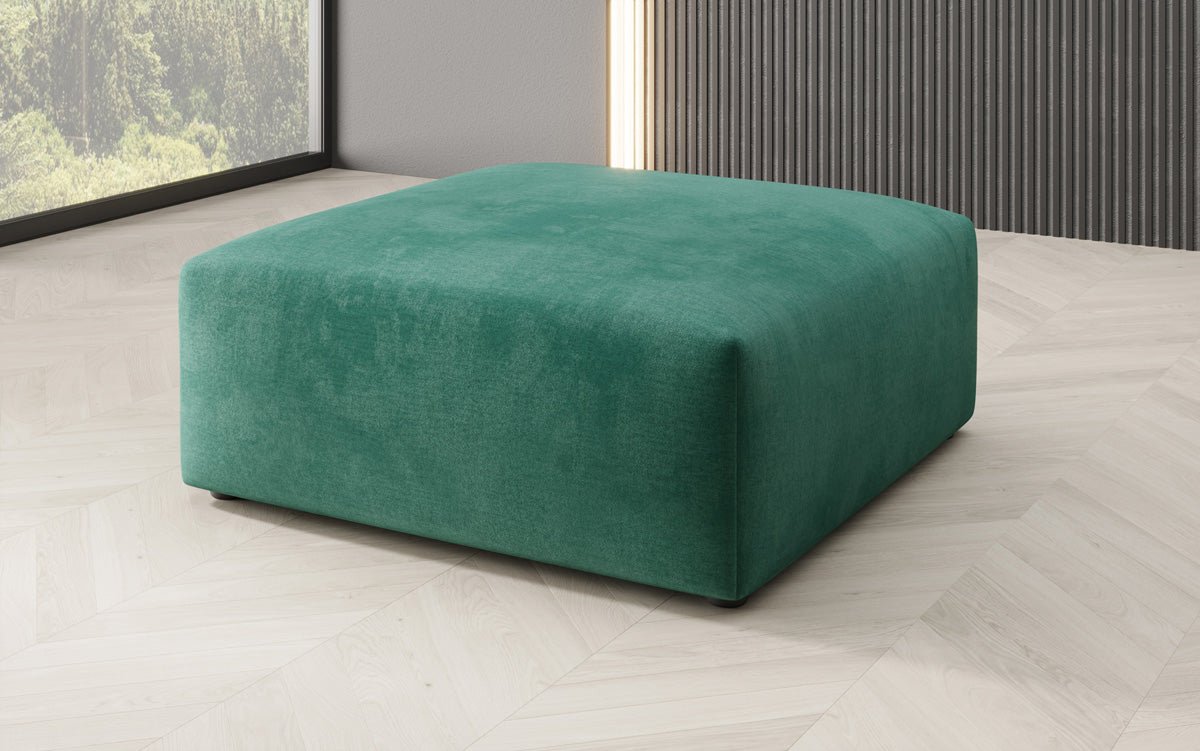 Side stool 80 cm Snug made of velvet