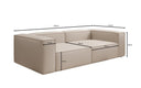Designer Sofa Lesley 3-Seater in Fabric