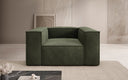 Designer Sofa-Sessel Lesley in Samt