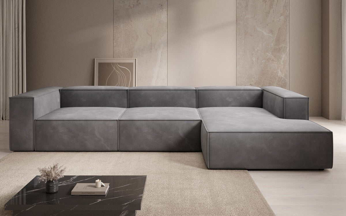 Designer Sofa Lesley L in Velvet