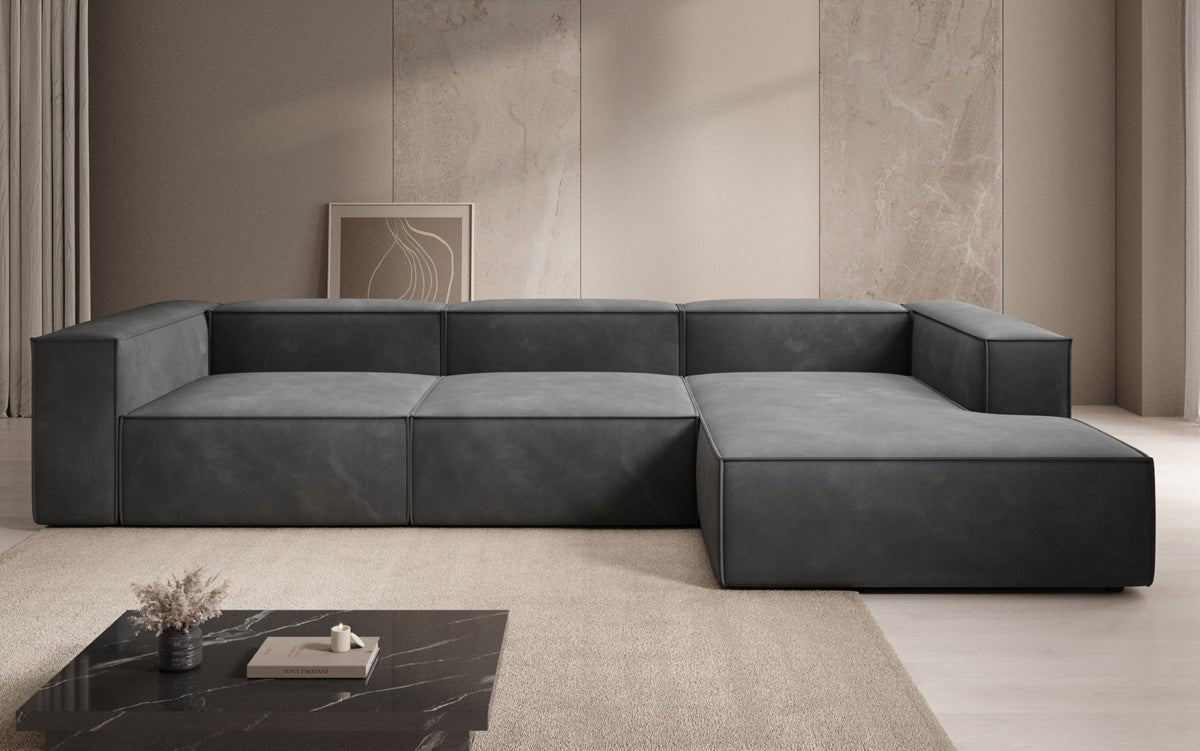 Designer Sofa Lesley L in Velvet