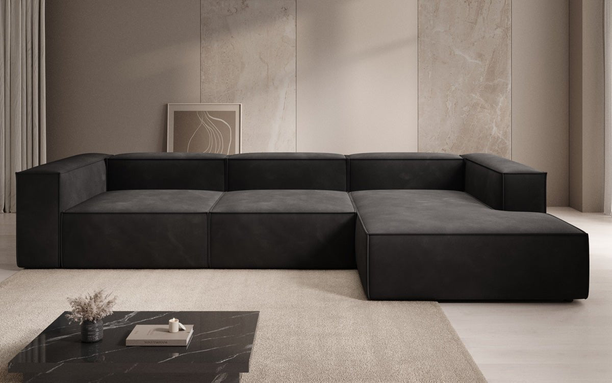 Designer Sofa Lesley L in Velvet