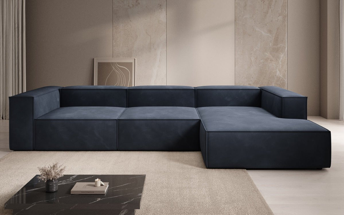 Designer Sofa Lesley L in Velvet