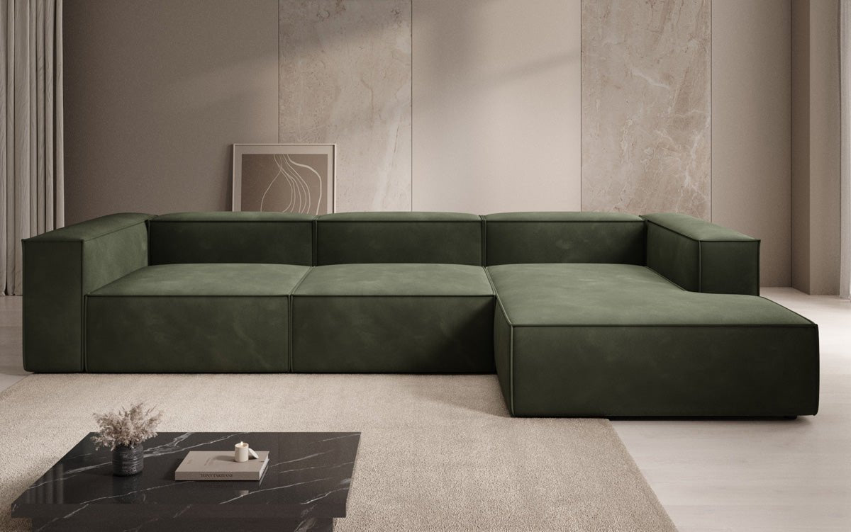 Designer Sofa Lesley L in Velvet