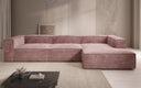 Designer corner sofa Lesley in Corduroy