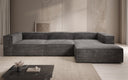 Designer corner sofa Lesley in Corduroy