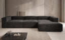 Designer corner sofa Lesley in Corduroy