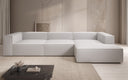 Designer corner sofa Lesley in bouclé