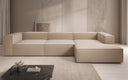Designer corner sofa Lesley in bouclé