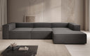 Designer corner sofa Lesley in bouclé