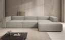 Designer corner sofa Lesley in genuine leather