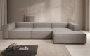 Designer corner sofa Lesley in genuine leather