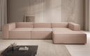 Designer corner sofa Lesley in genuine leather