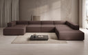 Designer Sofa Lesley U XXL in Fabric