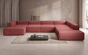 Designer Sofa Lesley U XXL in Fabric