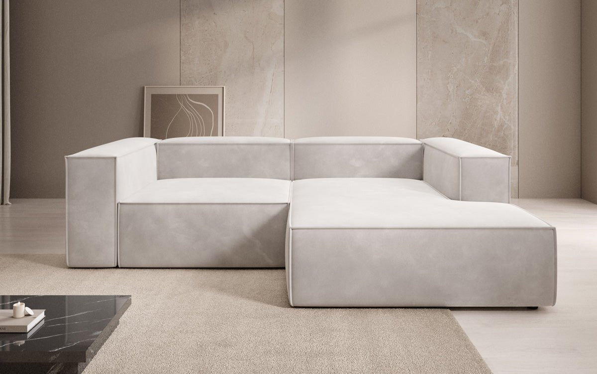 Designer Sofa Lesley L Mini in Samt