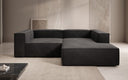 Designer corner sofa Lesley Mini in velvet