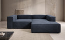 Designer corner sofa Lesley Mini in velvet