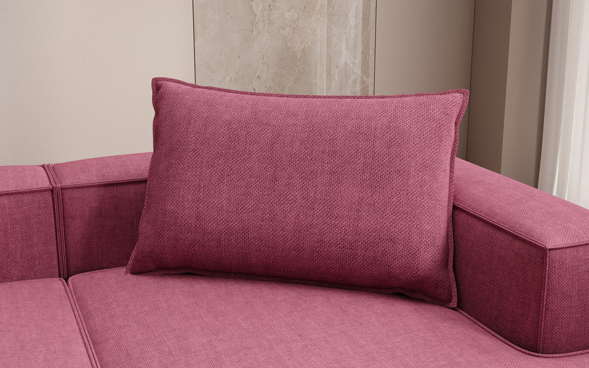 Decorative cushion Lesley 45x80 in linen look