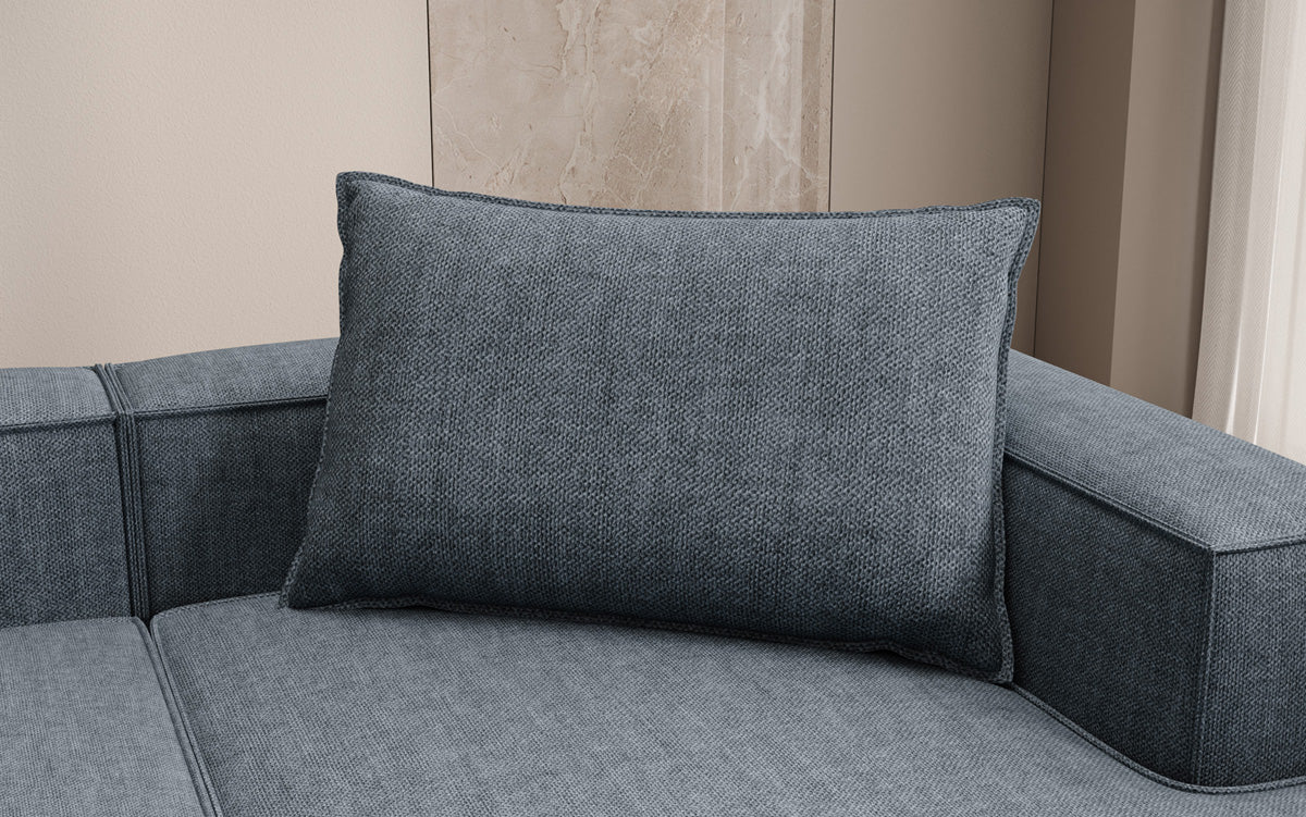 Decorative cushion Lesley 45x80 in linen look