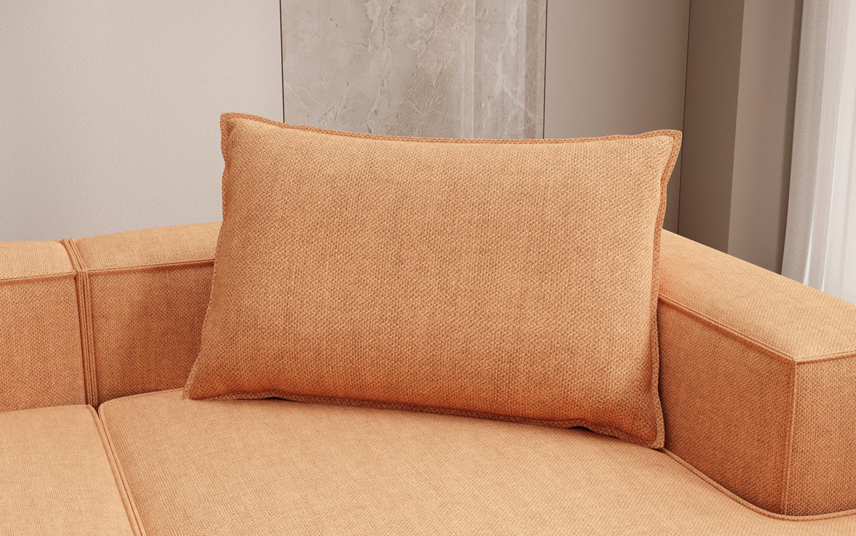 Decorative cushion Lesley 45x80 in linen look