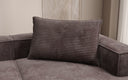 Lesley decorative pillow 45x80 in corduroy