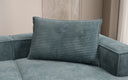 Lesley decorative pillow 45x80 in corduroy