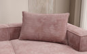 Lesley decorative pillow 45x80 in corduroy