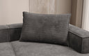 Lesley decorative pillow 45x80 in corduroy