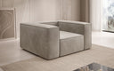 Designer Sofa-Sessel Lesley in Samt