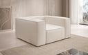 Designer Sofa-Sessel Lesley in Strukturstoff