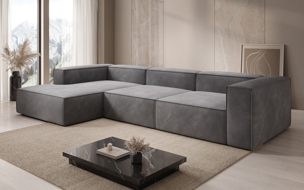 Designer Sofa Lesley L in Velvet