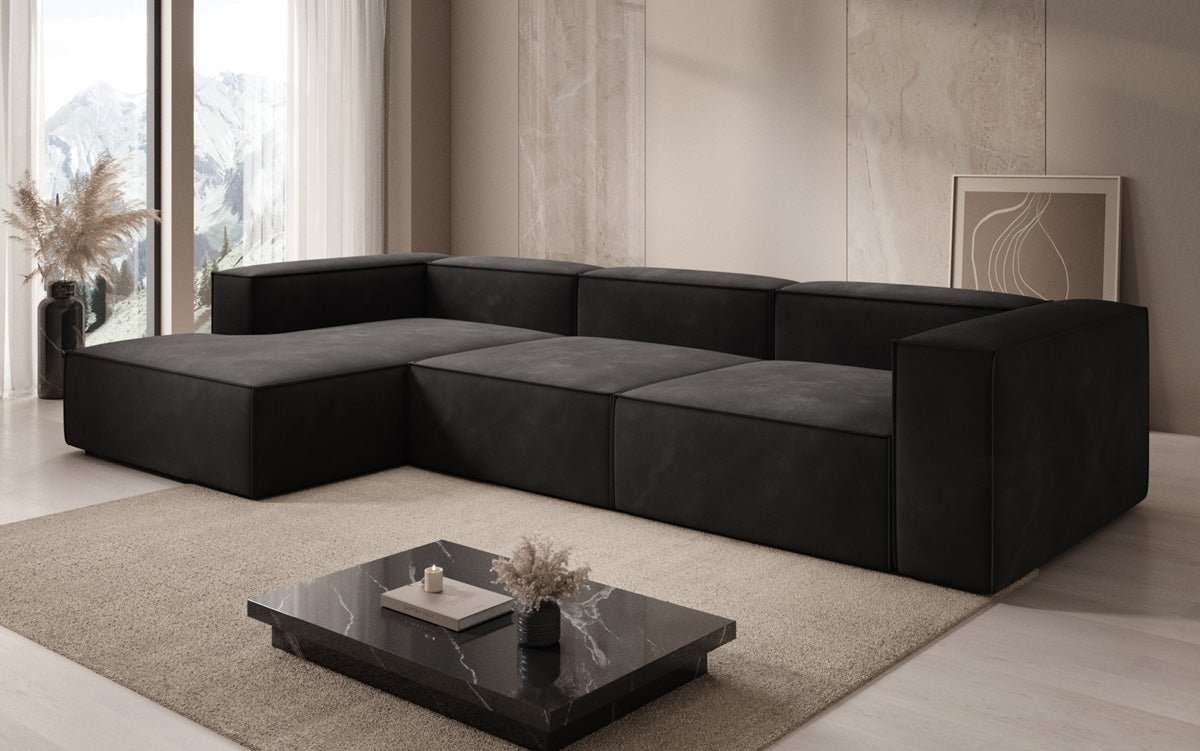 Designer Sofa Lesley L in Velvet