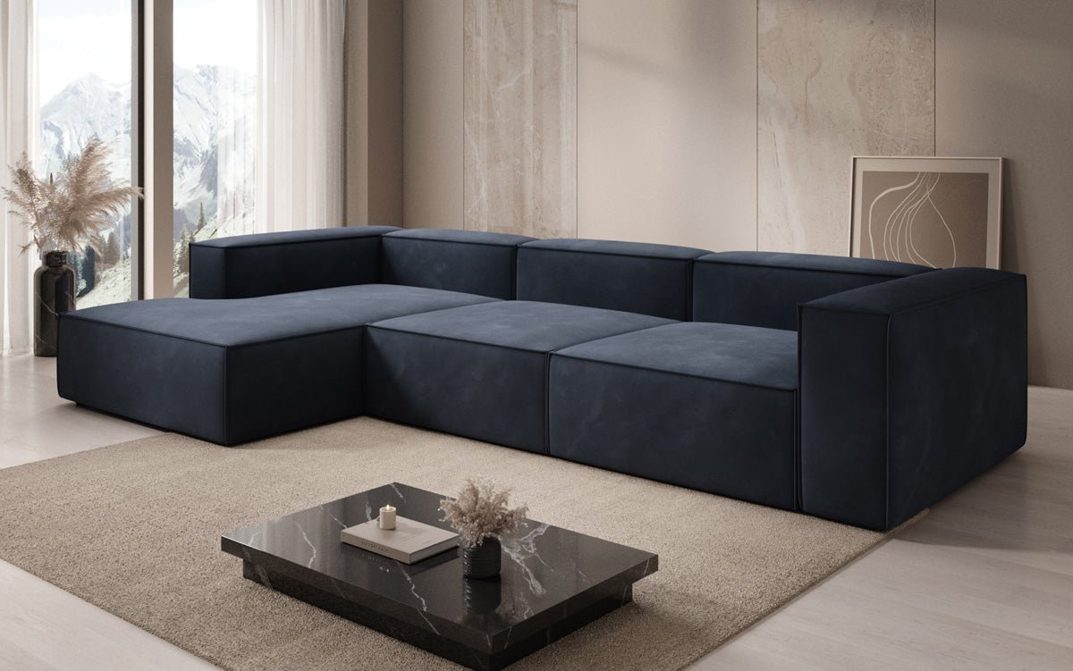 Designer Sofa Lesley L in Velvet