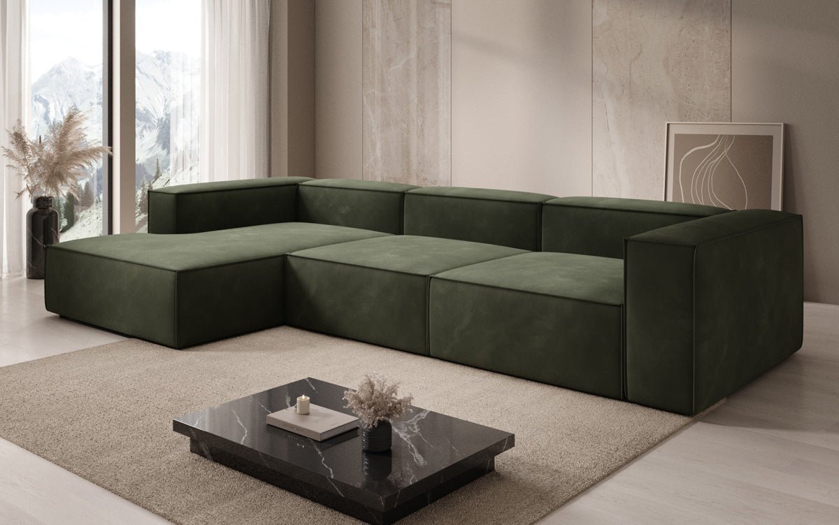 Designer Sofa Lesley L in Velvet
