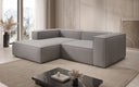 Designer corner sofa Lesley Mini in Bouclé